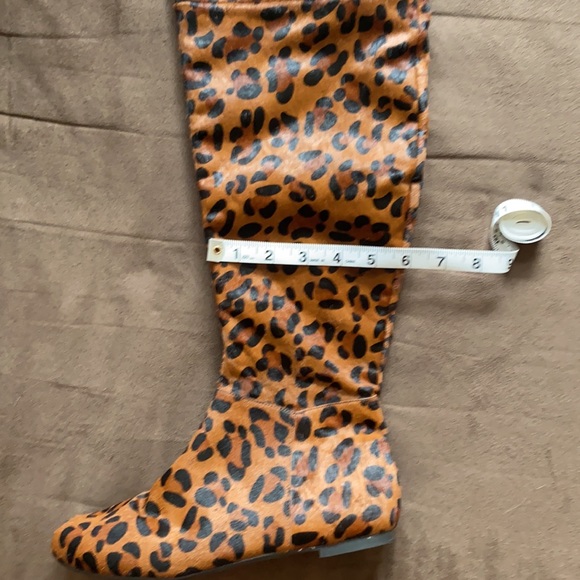 Sam Edelman James  knee high leopard print boots - Picture 6 of 7